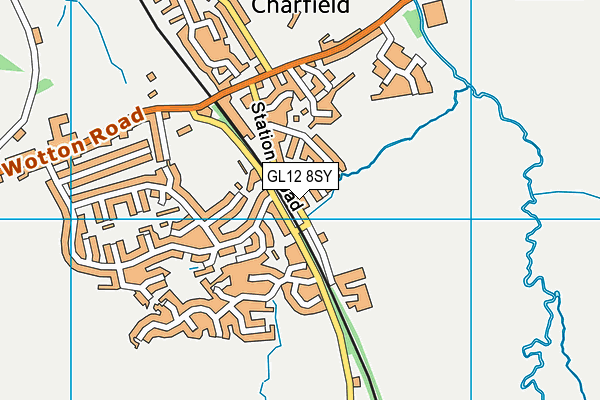 GL12 8SY map - OS VectorMap District (Ordnance Survey)