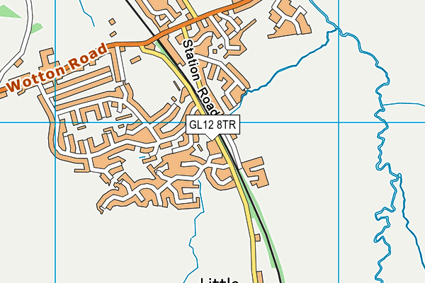 GL12 8TR map - OS VectorMap District (Ordnance Survey)