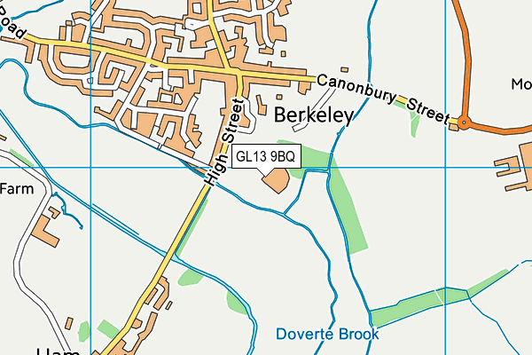 GL13 9BQ map - OS VectorMap District (Ordnance Survey)