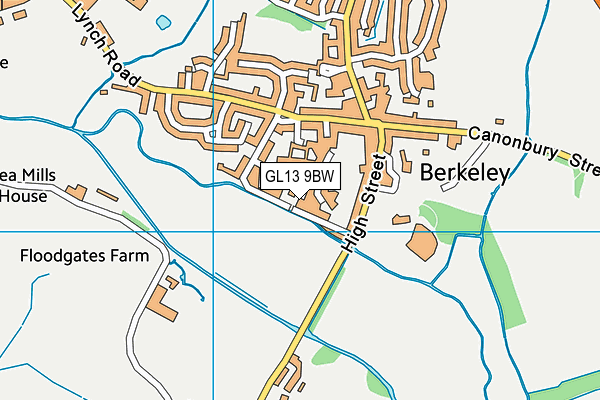 GL13 9BW map - OS VectorMap District (Ordnance Survey)