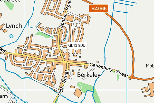 GL13 9DD map - OS VectorMap District (Ordnance Survey)