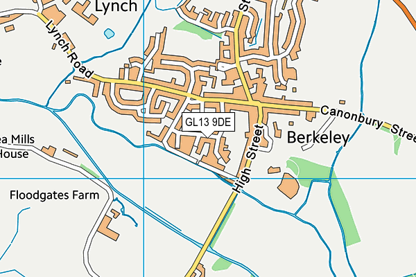 GL13 9DE map - OS VectorMap District (Ordnance Survey)