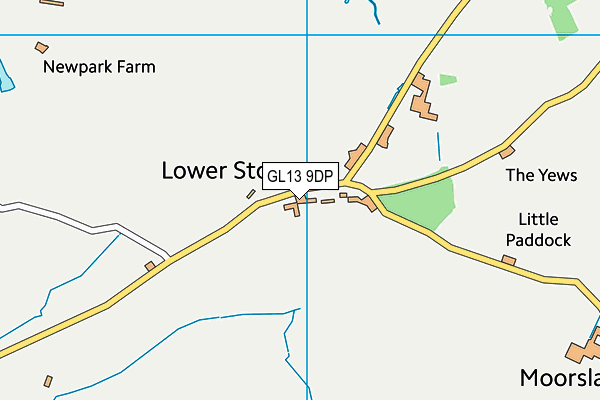 GL13 9DP map - OS VectorMap District (Ordnance Survey)