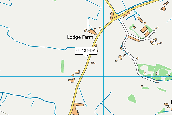 GL13 9DY map - OS VectorMap District (Ordnance Survey)