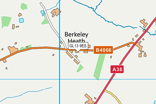 GL13 9ES map - OS VectorMap District (Ordnance Survey)