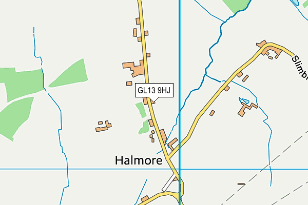 GL13 9HJ map - OS VectorMap District (Ordnance Survey)