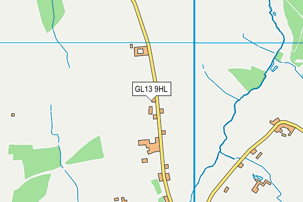 GL13 9HL map - OS VectorMap District (Ordnance Survey)