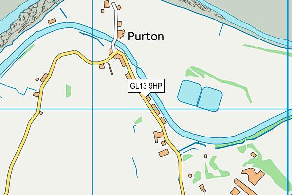 GL13 9HP map - OS VectorMap District (Ordnance Survey)