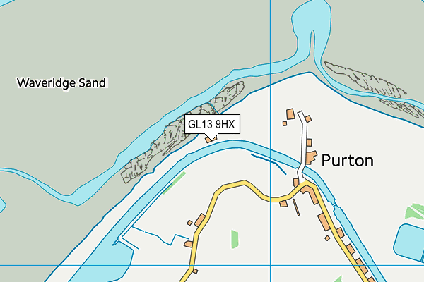GL13 9HX map - OS VectorMap District (Ordnance Survey)