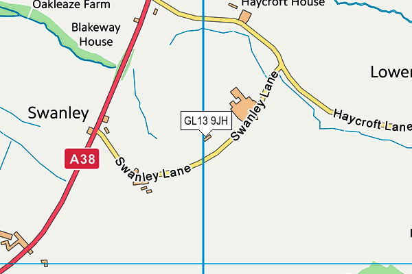 GL13 9JH map - OS VectorMap District (Ordnance Survey)