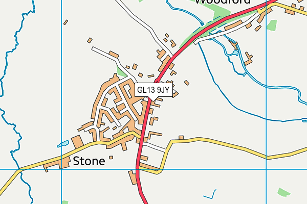 GL13 9JY map - OS VectorMap District (Ordnance Survey)