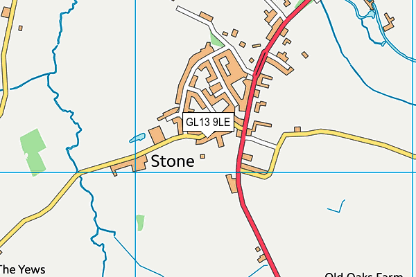 GL13 9LE map - OS VectorMap District (Ordnance Survey)