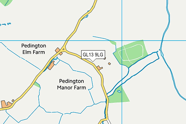 GL13 9LG map - OS VectorMap District (Ordnance Survey)