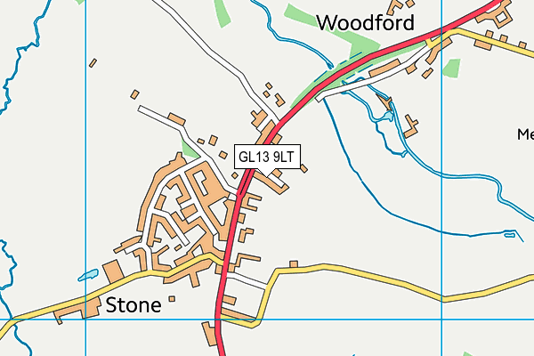 GL13 9LT map - OS VectorMap District (Ordnance Survey)