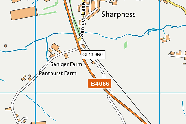 GL13 9NG map - OS VectorMap District (Ordnance Survey)