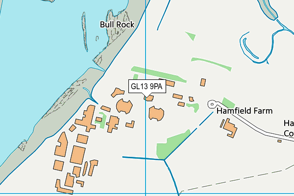 GL13 9PA map - OS VectorMap District (Ordnance Survey)