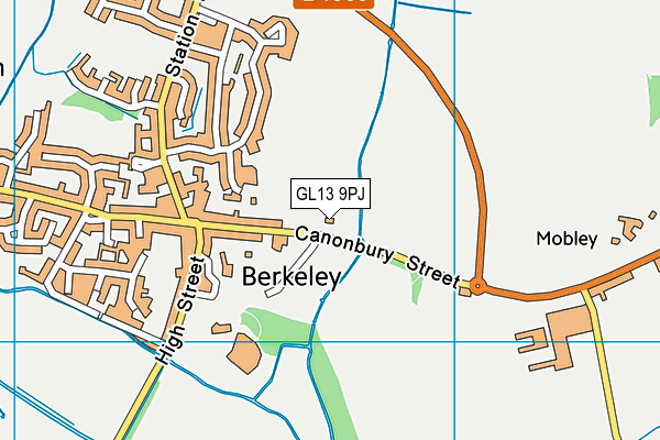 GL13 9PJ map - OS VectorMap District (Ordnance Survey)