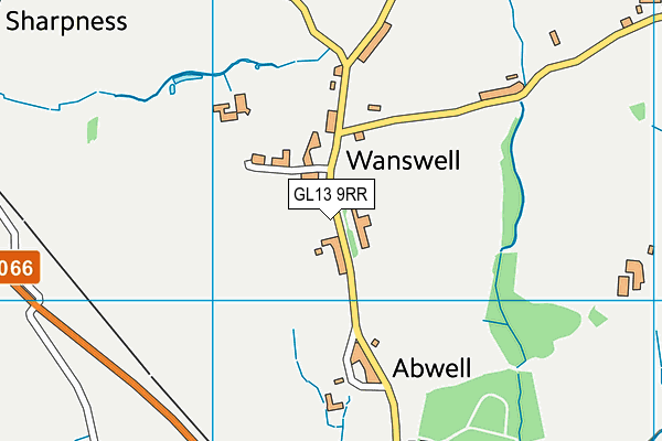 GL13 9RR map - OS VectorMap District (Ordnance Survey)