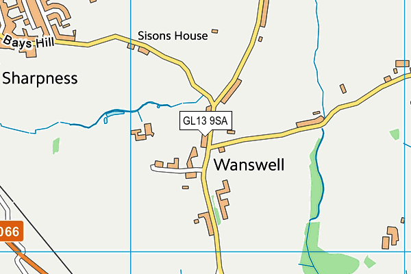 GL13 9SA map - OS VectorMap District (Ordnance Survey)