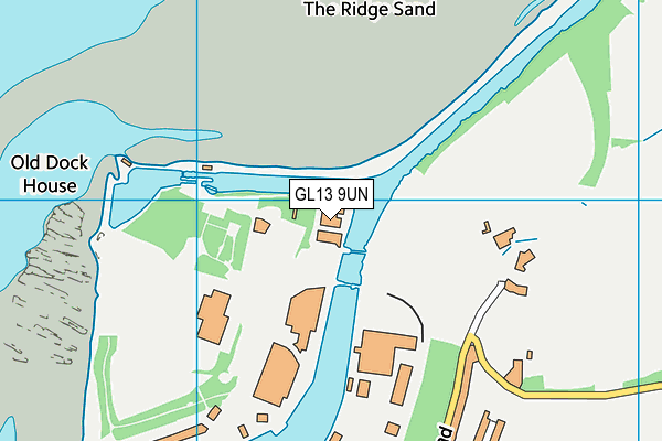 GL13 9UN map - OS VectorMap District (Ordnance Survey)