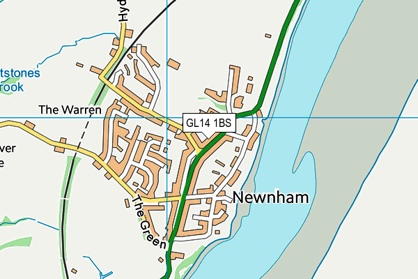 GL14 1BS map - OS VectorMap District (Ordnance Survey)