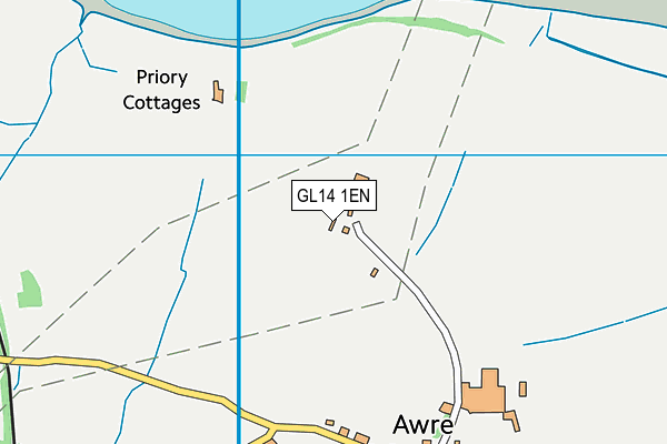 GL14 1EN map - OS VectorMap District (Ordnance Survey)