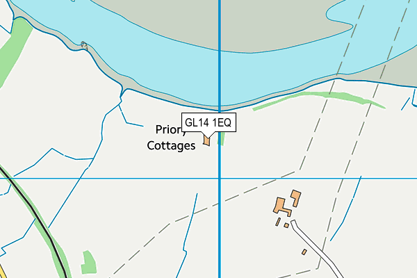 GL14 1EQ map - OS VectorMap District (Ordnance Survey)