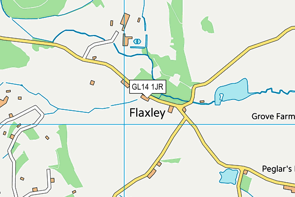 GL14 1JR map - OS VectorMap District (Ordnance Survey)