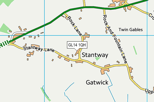 GL14 1QH map - OS VectorMap District (Ordnance Survey)