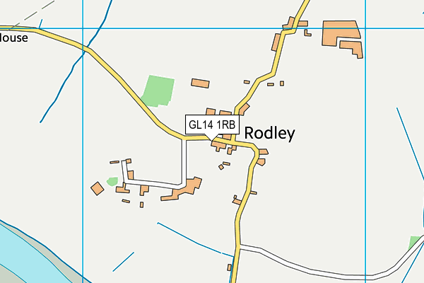 GL14 1RB map - OS VectorMap District (Ordnance Survey)