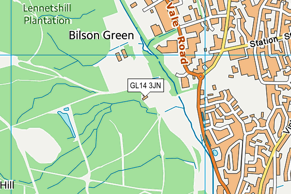 GL14 3JN map - OS VectorMap District (Ordnance Survey)