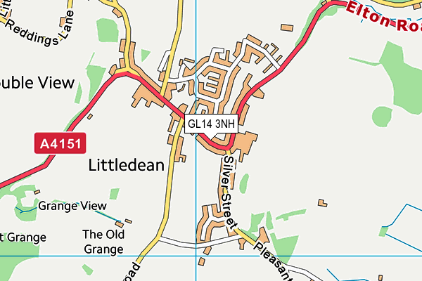 GL14 3NH map - OS VectorMap District (Ordnance Survey)