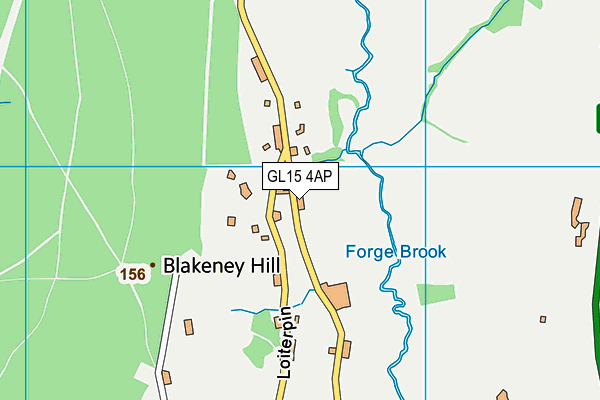 GL15 4AP map - OS VectorMap District (Ordnance Survey)