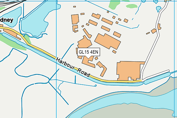 GL15 4EN map - OS VectorMap District (Ordnance Survey)