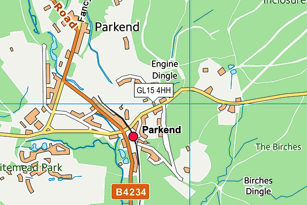 GL15 4HH map - OS VectorMap District (Ordnance Survey)