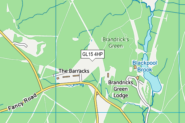 GL15 4HP map - OS VectorMap District (Ordnance Survey)