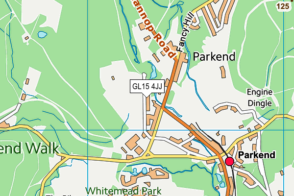 GL15 4JJ map - OS VectorMap District (Ordnance Survey)