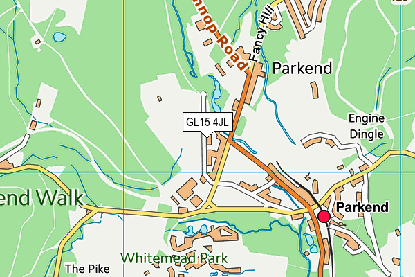 GL15 4JL map - OS VectorMap District (Ordnance Survey)