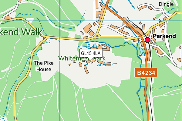 GL15 4LA map - OS VectorMap District (Ordnance Survey)