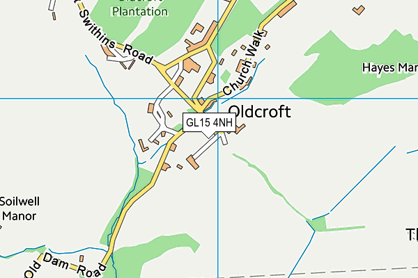 GL15 4NH map - OS VectorMap District (Ordnance Survey)