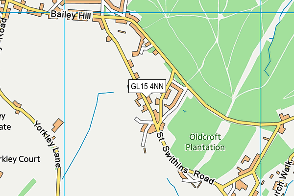 GL15 4NN map - OS VectorMap District (Ordnance Survey)