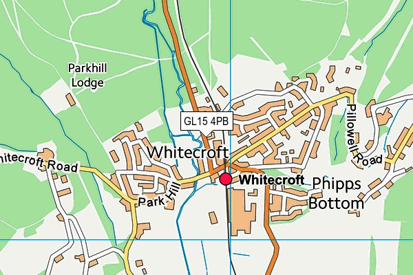 GL15 4PB map - OS VectorMap District (Ordnance Survey)