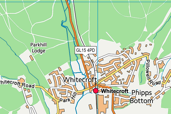 GL15 4PD map - OS VectorMap District (Ordnance Survey)