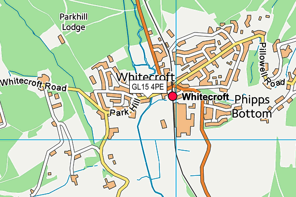 GL15 4PE map - OS VectorMap District (Ordnance Survey)