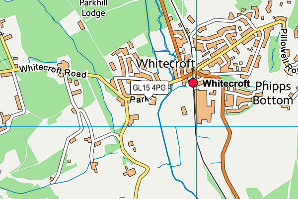 GL15 4PG map - OS VectorMap District (Ordnance Survey)