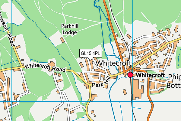 GL15 4PL map - OS VectorMap District (Ordnance Survey)