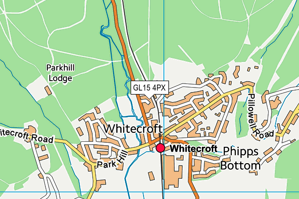 GL15 4PX map - OS VectorMap District (Ordnance Survey)