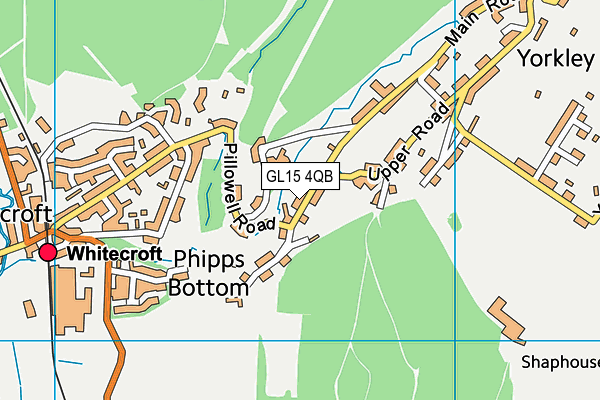 GL15 4QB map - OS VectorMap District (Ordnance Survey)