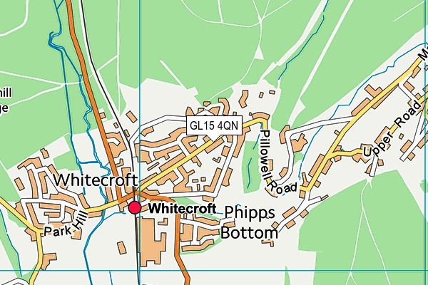 GL15 4QN map - OS VectorMap District (Ordnance Survey)