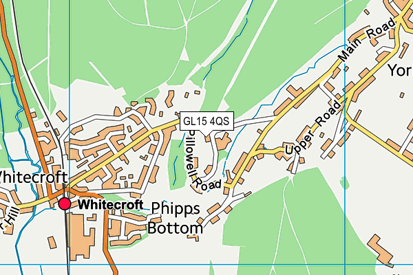 GL15 4QS map - OS VectorMap District (Ordnance Survey)